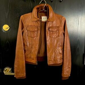 Levi's Genuine Vintage Leather Jacket S Small